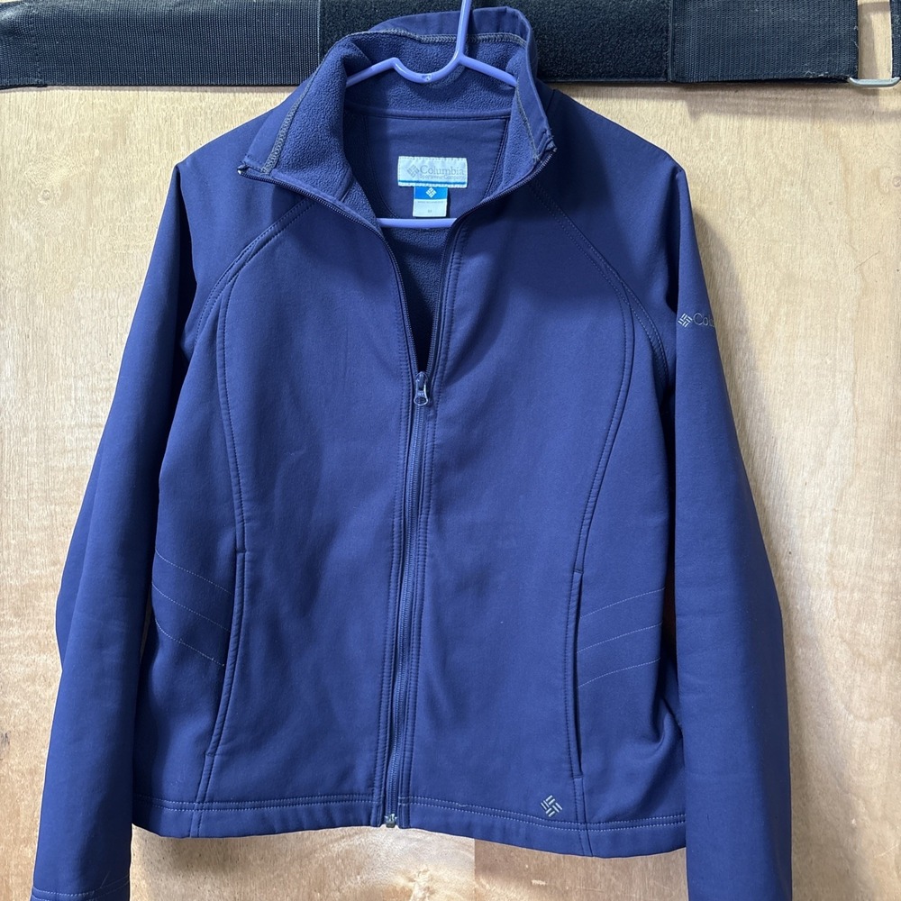 Columbia Women's Eggplant Omni-Shield Softshell Full Zip Jacket